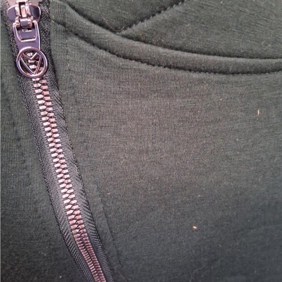 Betsey Johnson Asymmeterical Zip Coat -- Medium - Picture 3 of 6